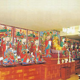 한국불교 미술사 및 신앙연구의 소중한 자료 광주 덕림사 목조지장보살삼존상 및 시왕상 일괄 이미지